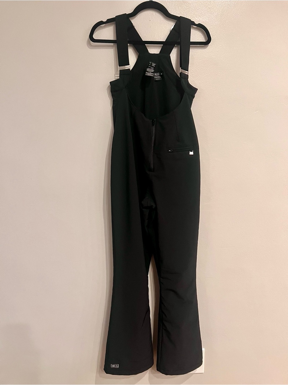 NILS Black Ski/Snow Bib Pants – Women’s Size 8